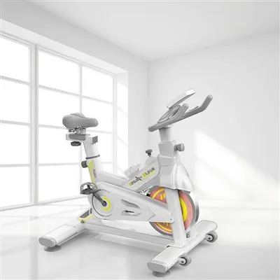 How can I track my progress on a static bike for home?